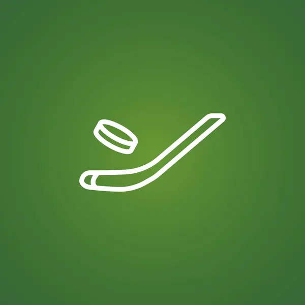 Hockey simple icono — Vector de stock