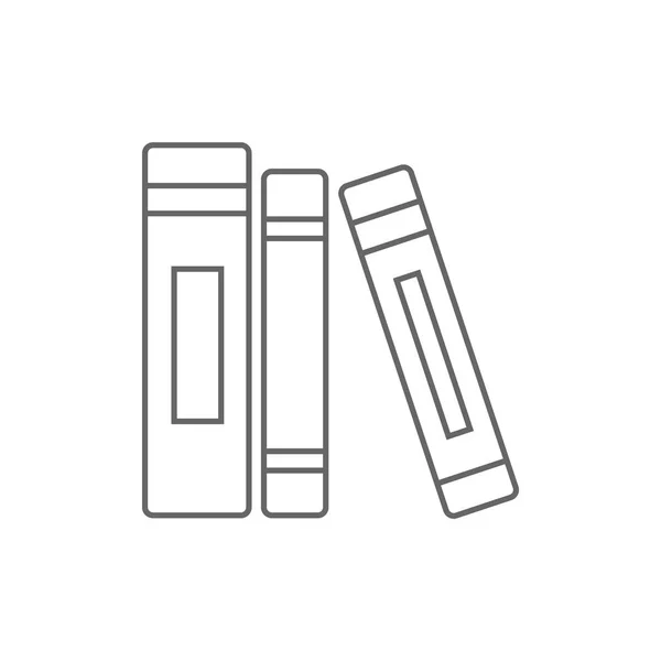 Libros icono web — Vector de stock