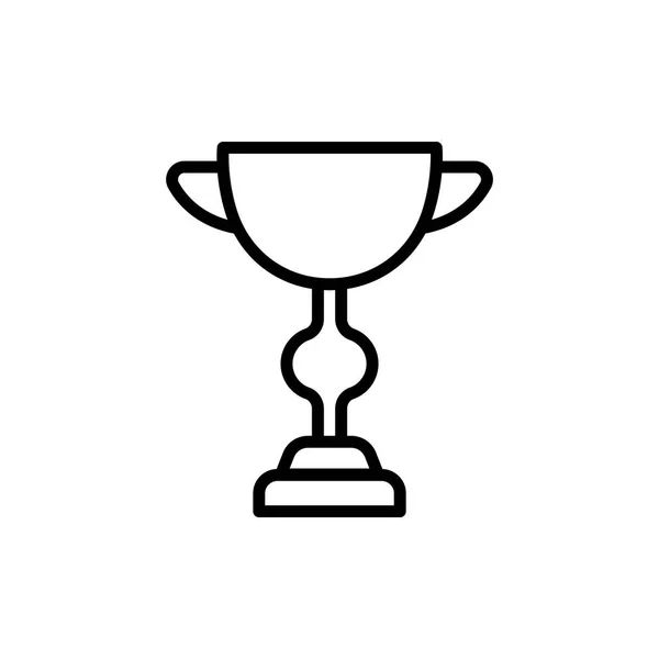 Győztes cup egyszerű ikon — Stock Vector