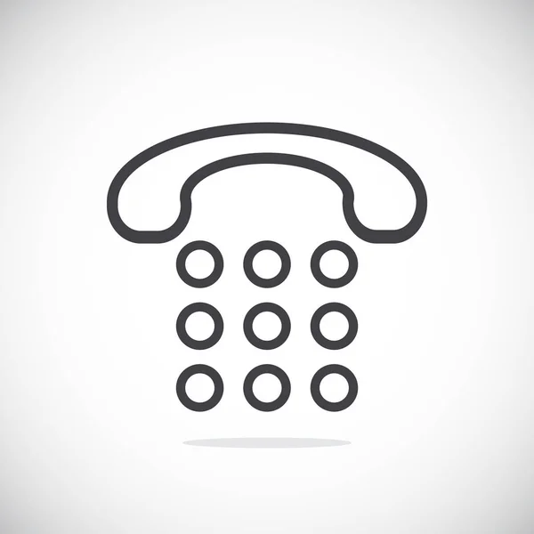 Telefoon, oproep pictogram — Stockvector