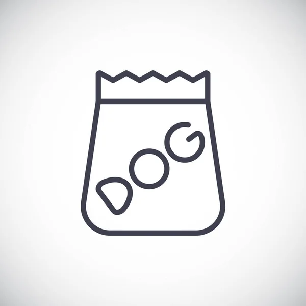 Comida para perros icono simple — Archivo Imágenes Vectoriales