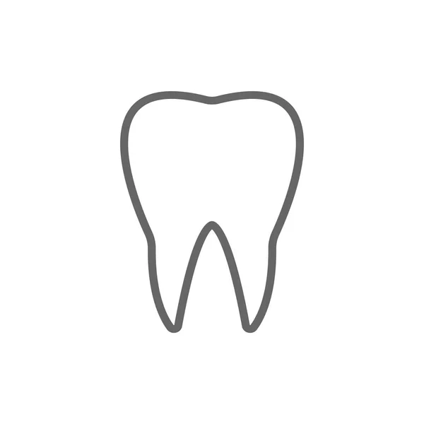 Tooth simple icon — Stock Vector