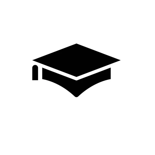 Graduation cap simple icon — Stock Vector