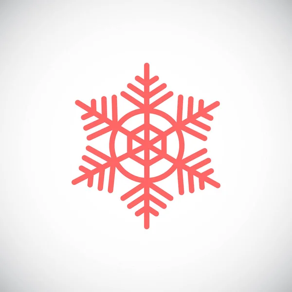 Ikona płatka śniegu — Wektor stockowy