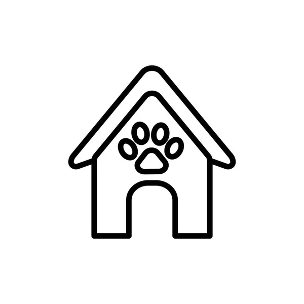 Иконка doghouse web — стоковый вектор
