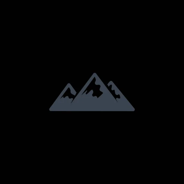 Εικονογράφηση εικονίδιο βουνών — Διανυσματικό Αρχείο