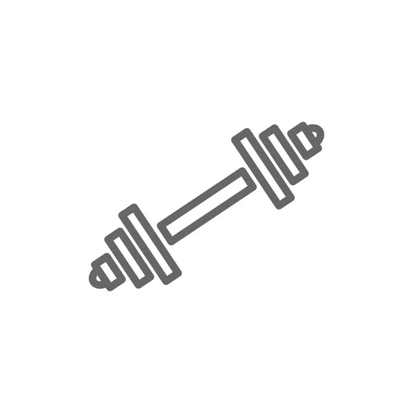 Barbell icône simple — Image vectorielle
