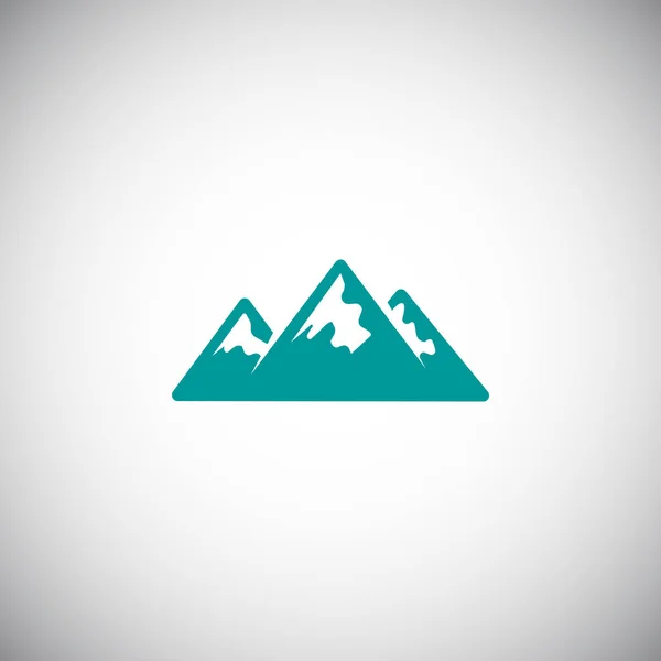 Mountains icon illustration — Stock Vector