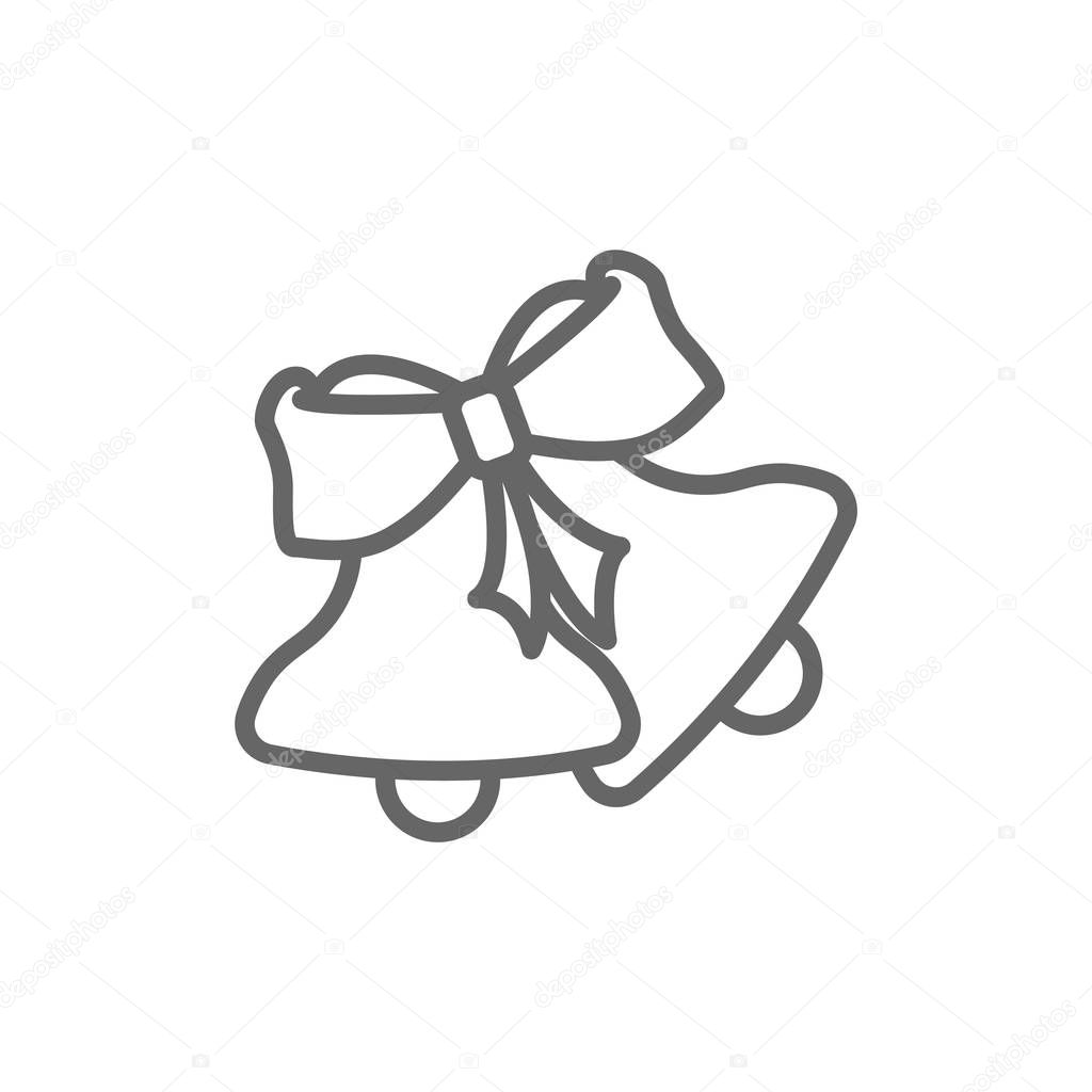 Bells with bow icon