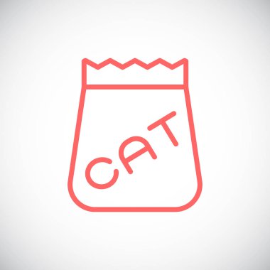 Kedi Gıda basit simgesi