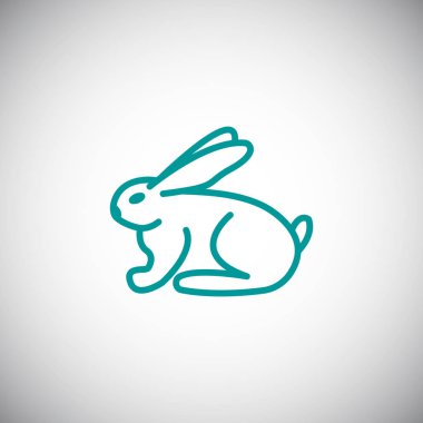 Tavşan basit simgesi