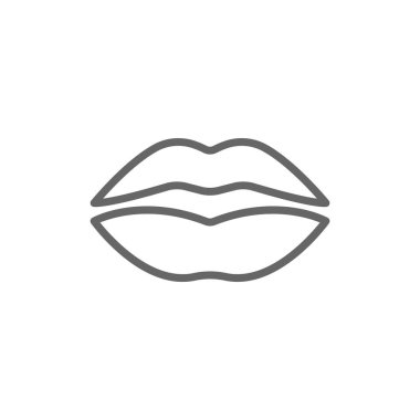 dudak kozmetik simgesi