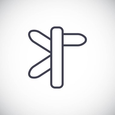 Gezinti basit simgesi