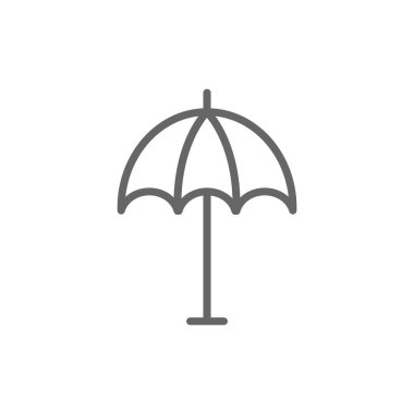 Şemsiye basit simgesi