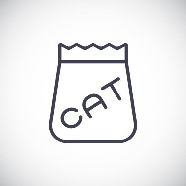 Kedi Gıda basit simgesi