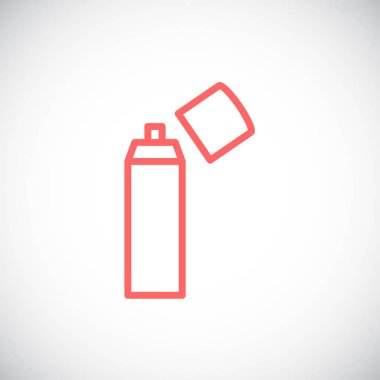 Saç spreyi şişesi simgesi