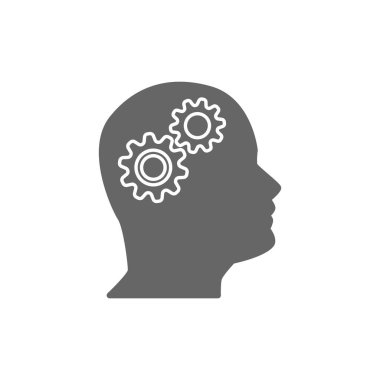 dişli simgesini illüstrasyon