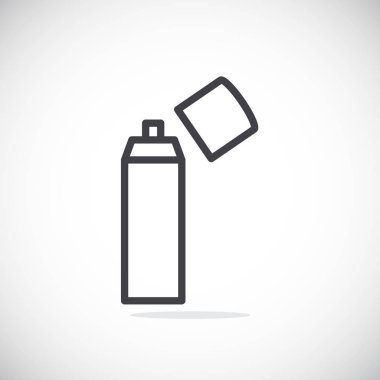 Saç spreyi şişesi simgesi