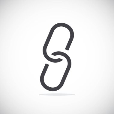 Zincir işareti iletişim web simgesi