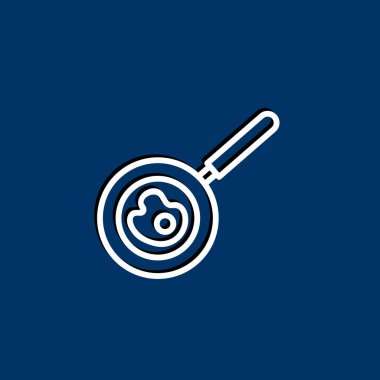 kızartma tavası basit simgesi