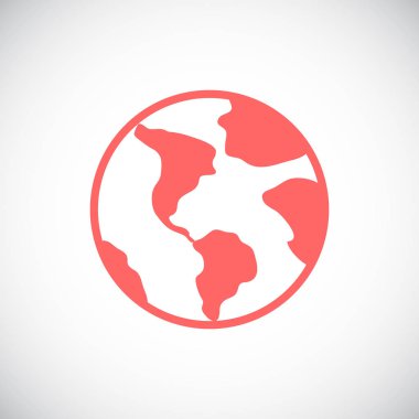 Dünya basit simgesi