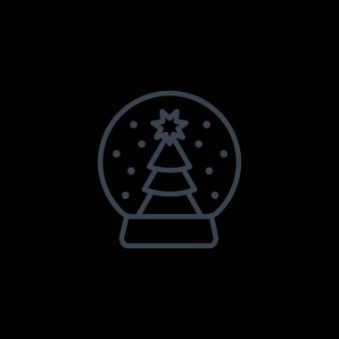 Noel top ağaç simgesiyle