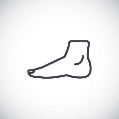 İnsan ayağı simgesi 