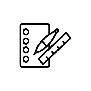 Not defteri simgesi eğitim araçları