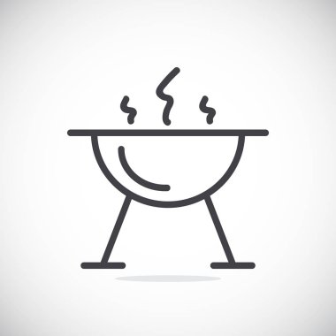 mangal barbekü simgesi