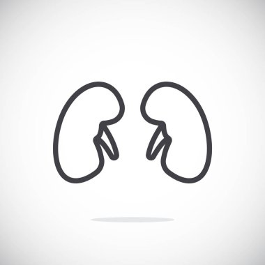 Tıp böbrekler simgesi