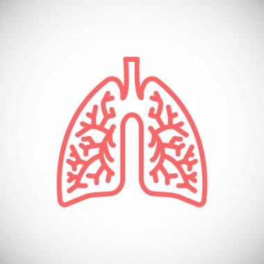 İnsan akciğerleri simgesi