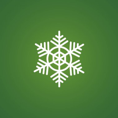 Kar Tanesi çizgi simgesi