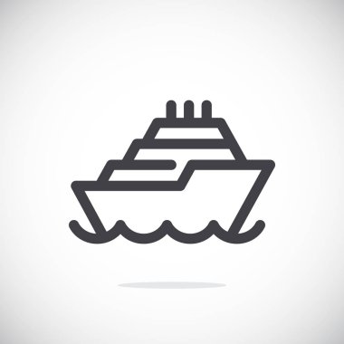 Basit gemi simgesi