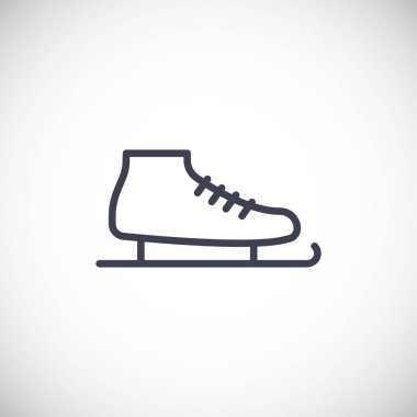 Ayakkabı basit simge Artistik buz pateni