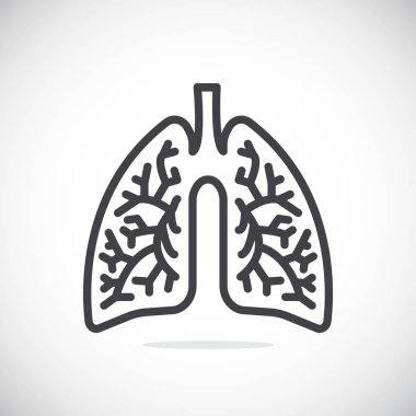 İnsan akciğerleri simgesi