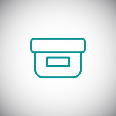 yiyecek kabı simgesi