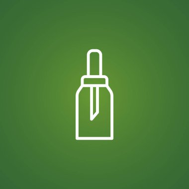 Damlalık simgesini ile plastik şişe