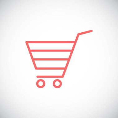 Basit arabası simgesi