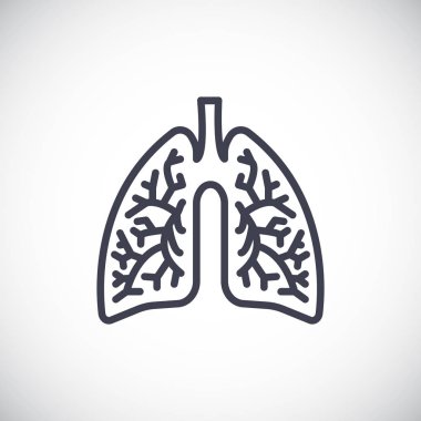 İnsan akciğerleri simgesi
