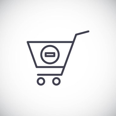 Basit arabası simgesi