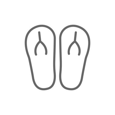 plaj terlikleri simgesi 