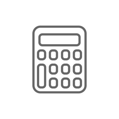 iş hesap makinesi simge