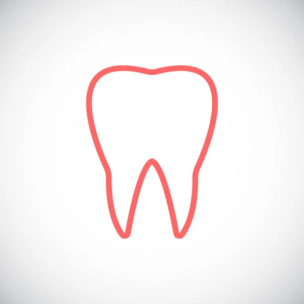 Мультфільм зуба значок — стоковий вектор