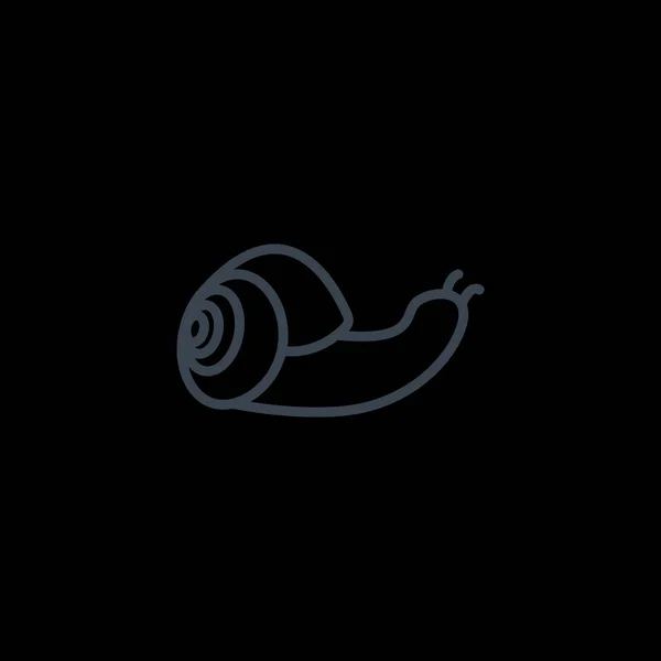 Escargot icône simple — Image vectorielle