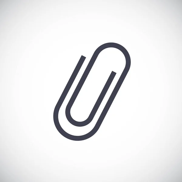 Clip icono de estilo plano — Vector de stock