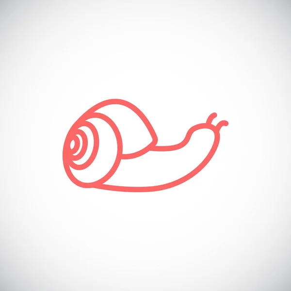 Schnecke einfaches Symbol — Stockvektor