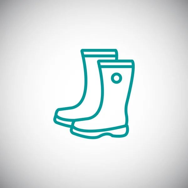 Rubber boots icon — Stock Vector