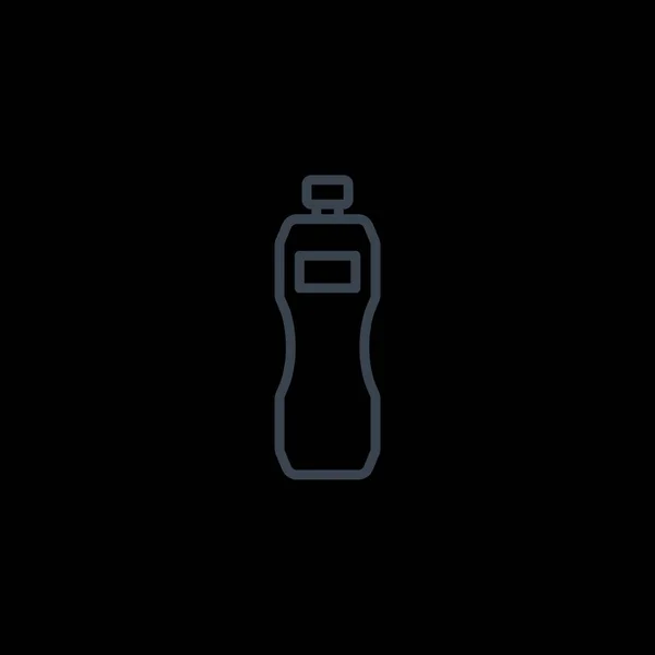 Ikon botol plastik - Stok Vektor