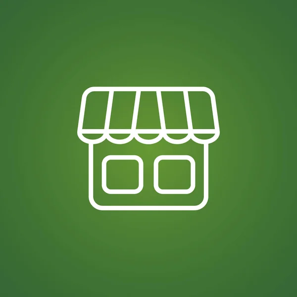 Eenvoudige winkel pictogram — Stockvector