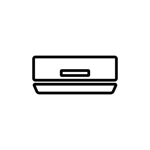 Condizionatore d'aria icona semplice — Vettoriale Stock